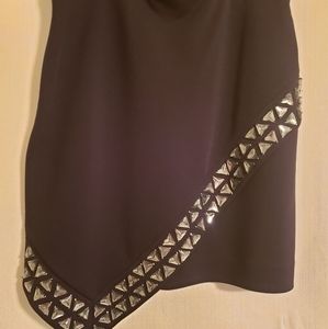 Express Studded Fitted Skirt